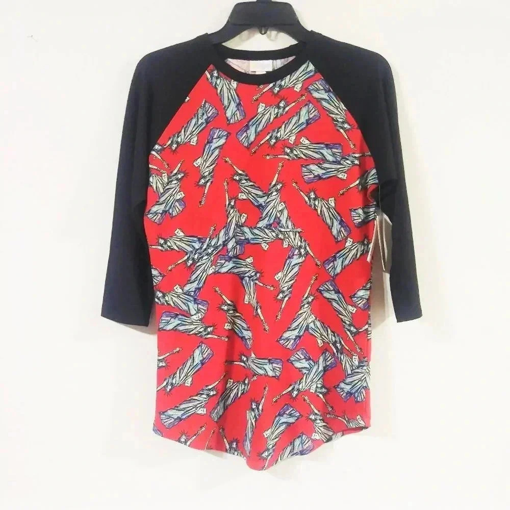 LulaRoe Statue‎ of Liberty Shirt - Randy